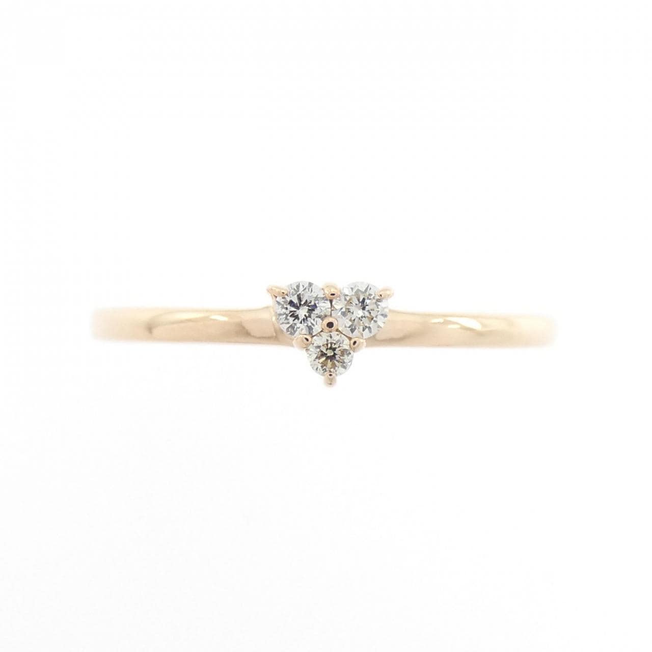 K10PG ダイヤモンド リング 0.08CT