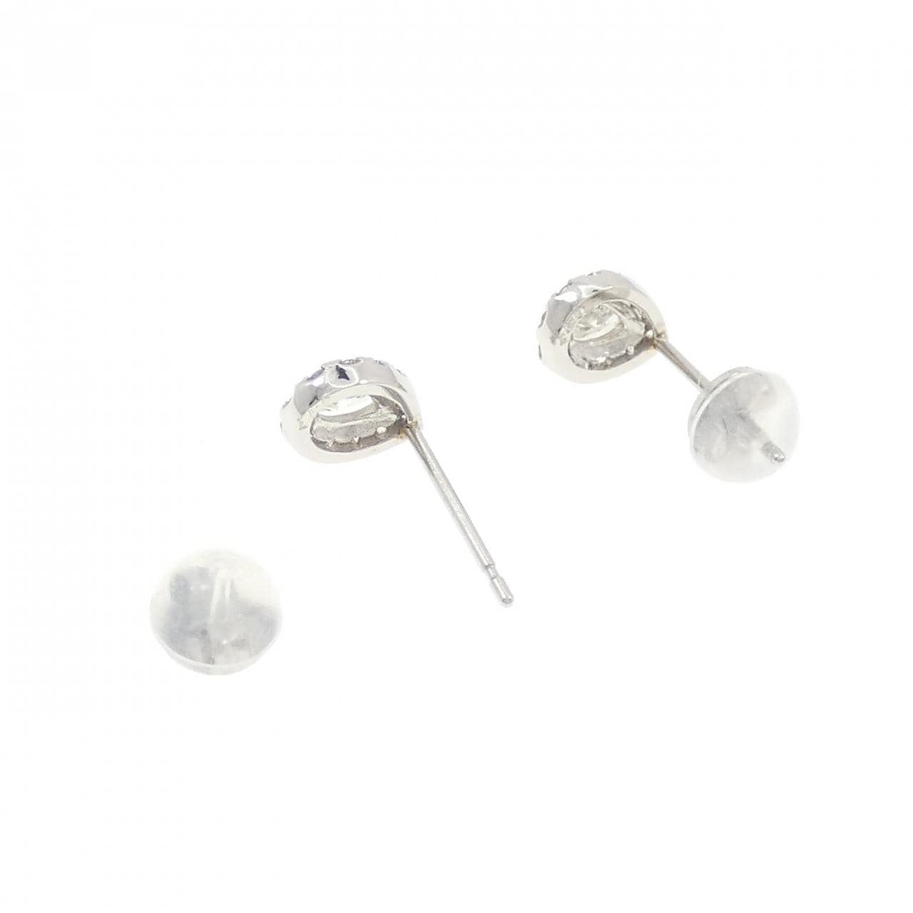 [BRAND NEW] PT900 Diamond earrings 0.34CT