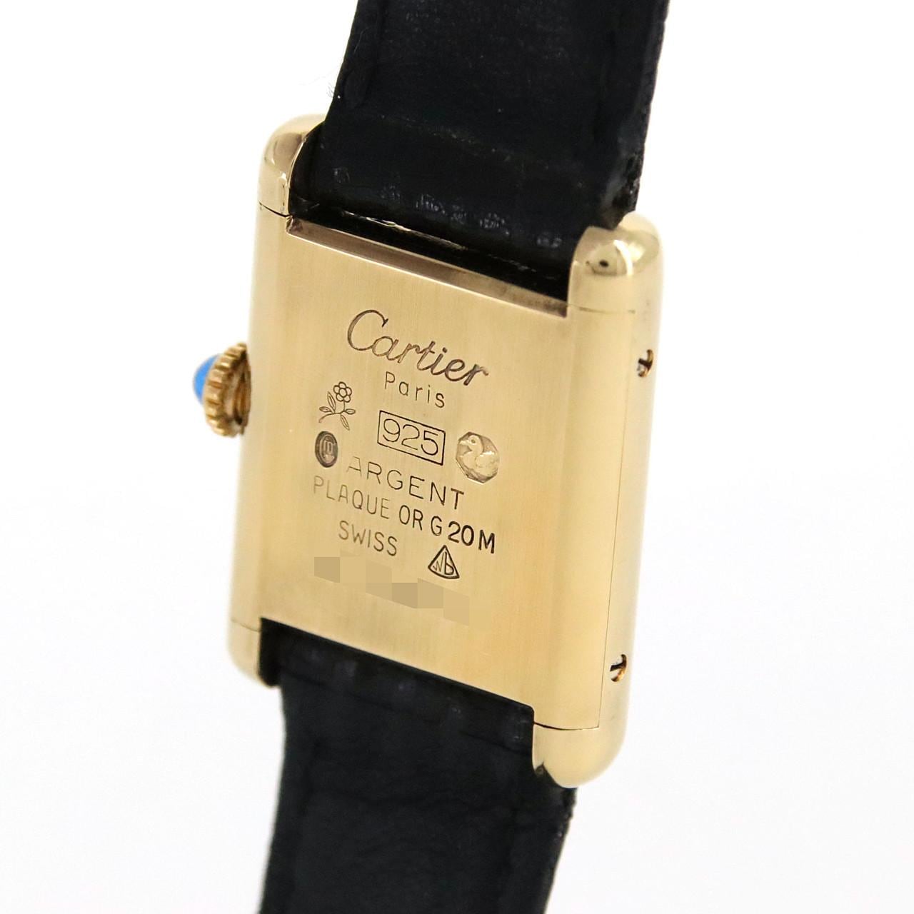 Cartier Must Tank SM GP GP手動上弦