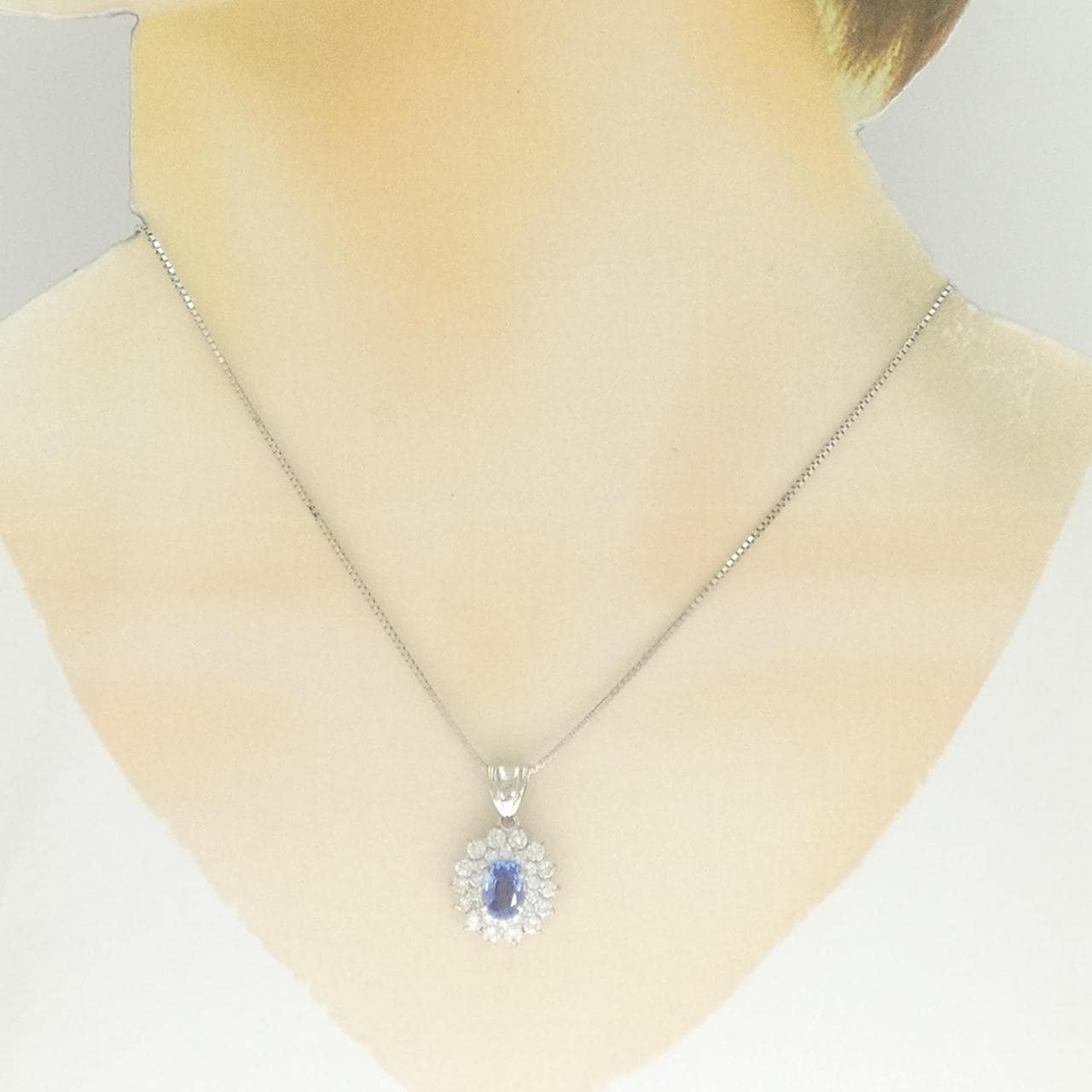 PT900/PT850 サファイヤ ネックレス 1.64CT
