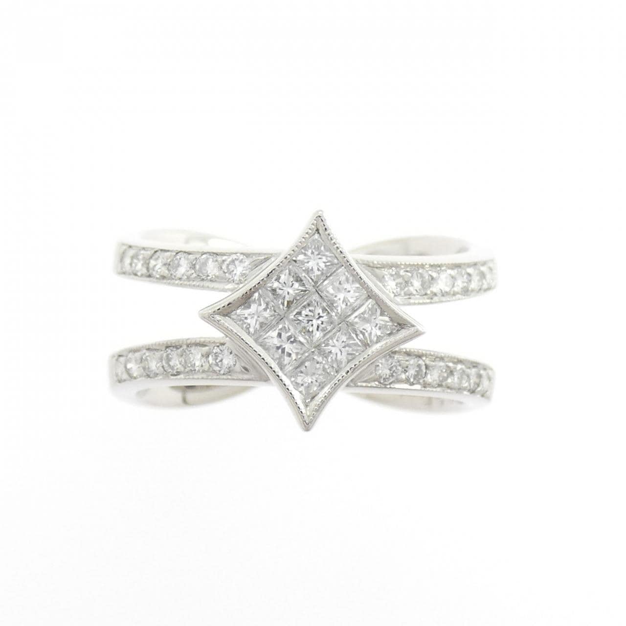 750WG ダイヤモンド リング 0.33CT