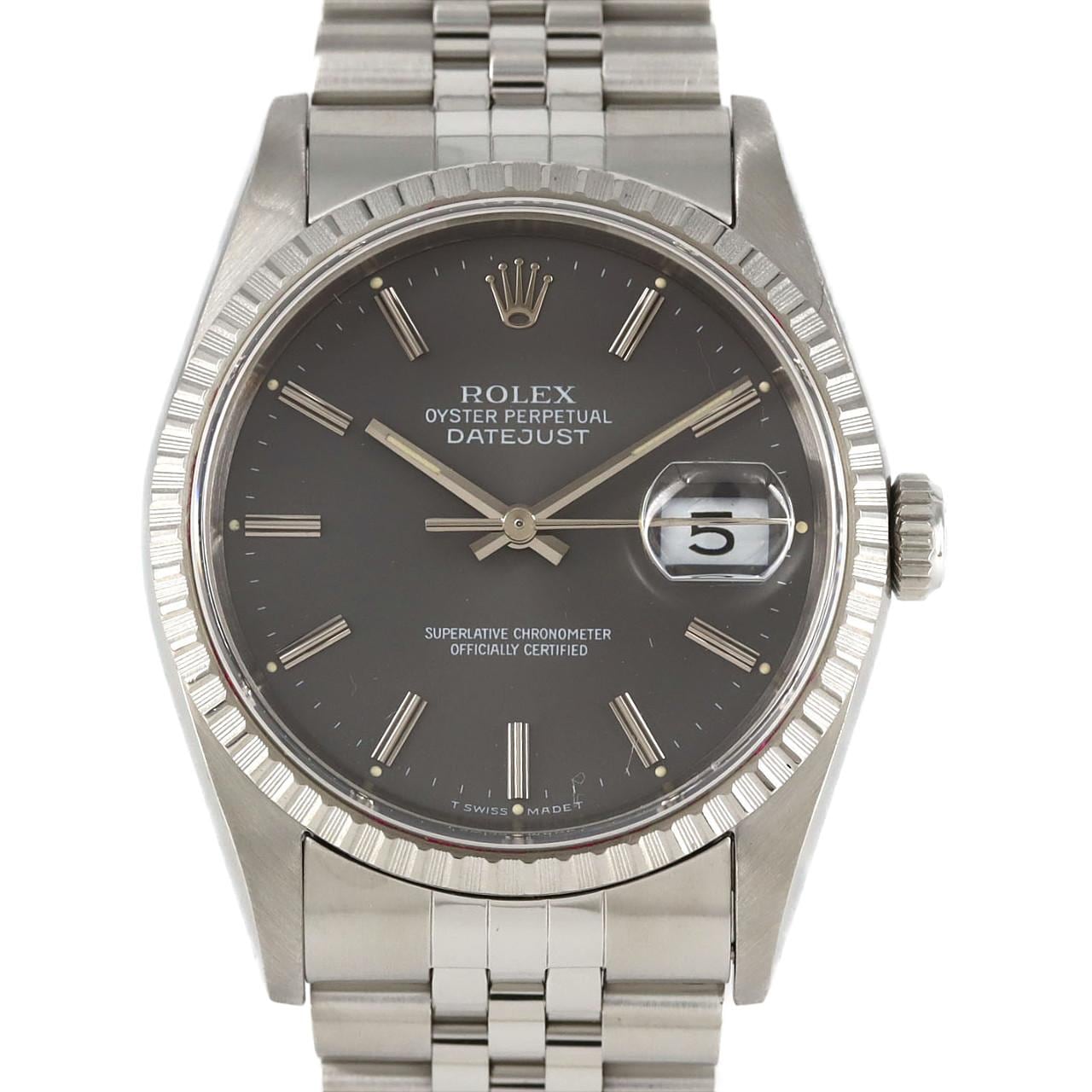 ロレックス デイトジャスト 16220･5 SS 自動巻 X番