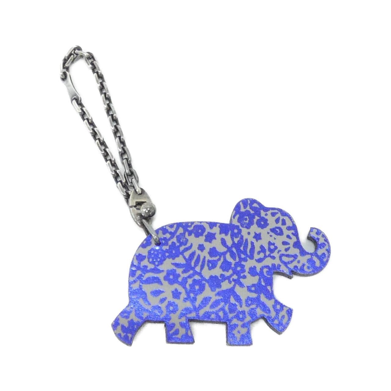 エルメス ELEPHANT LUCKY HAATI 054772CS キーホルダー