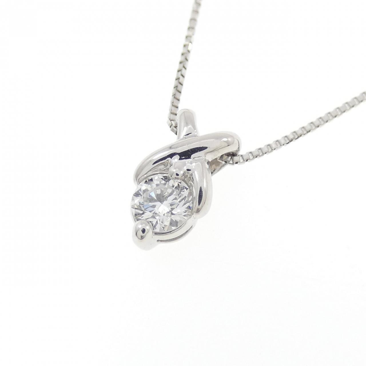 PT900/PT850 ダイヤモンド ネックレス 0.186CT