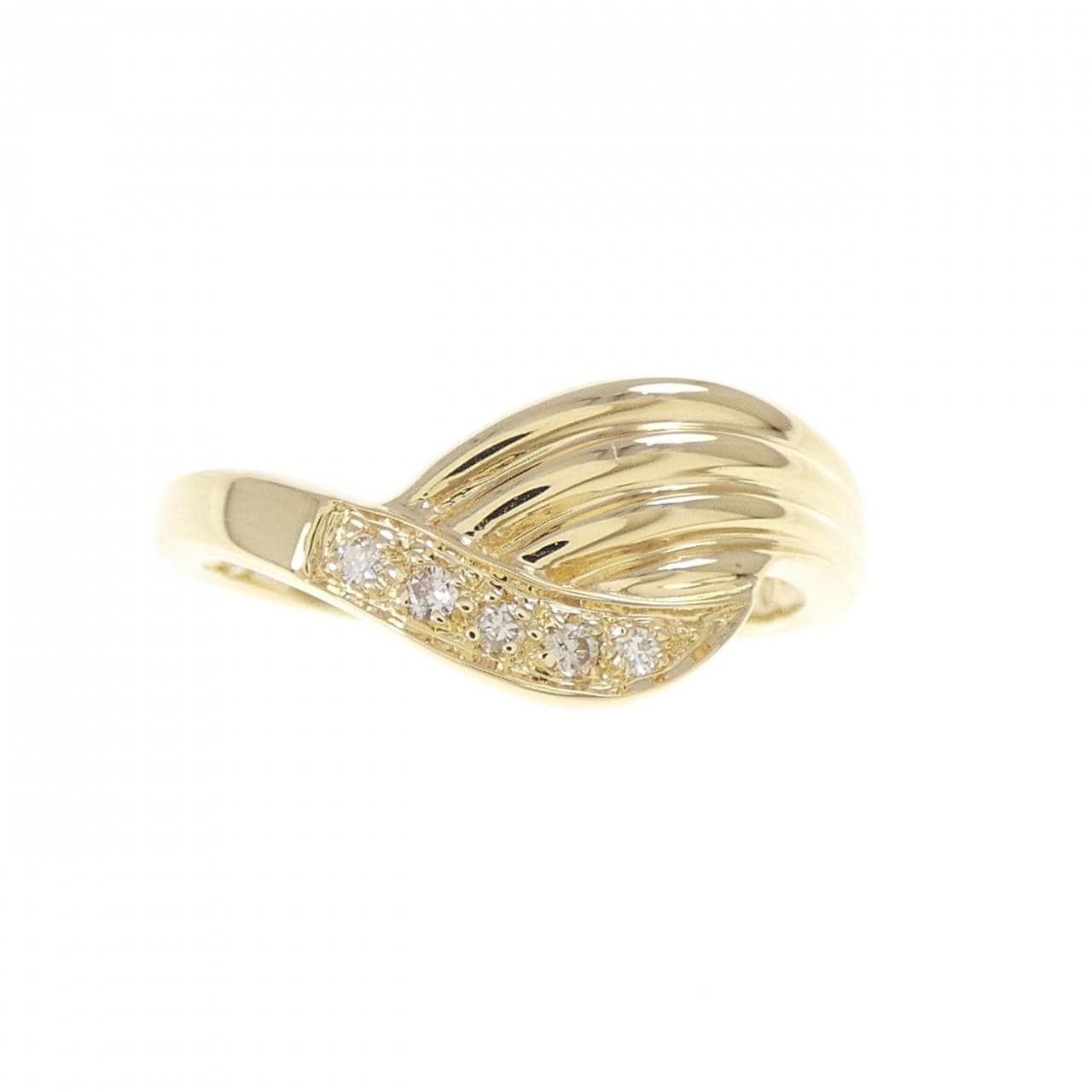 K18YG ダイヤモンド リング 0.05CT