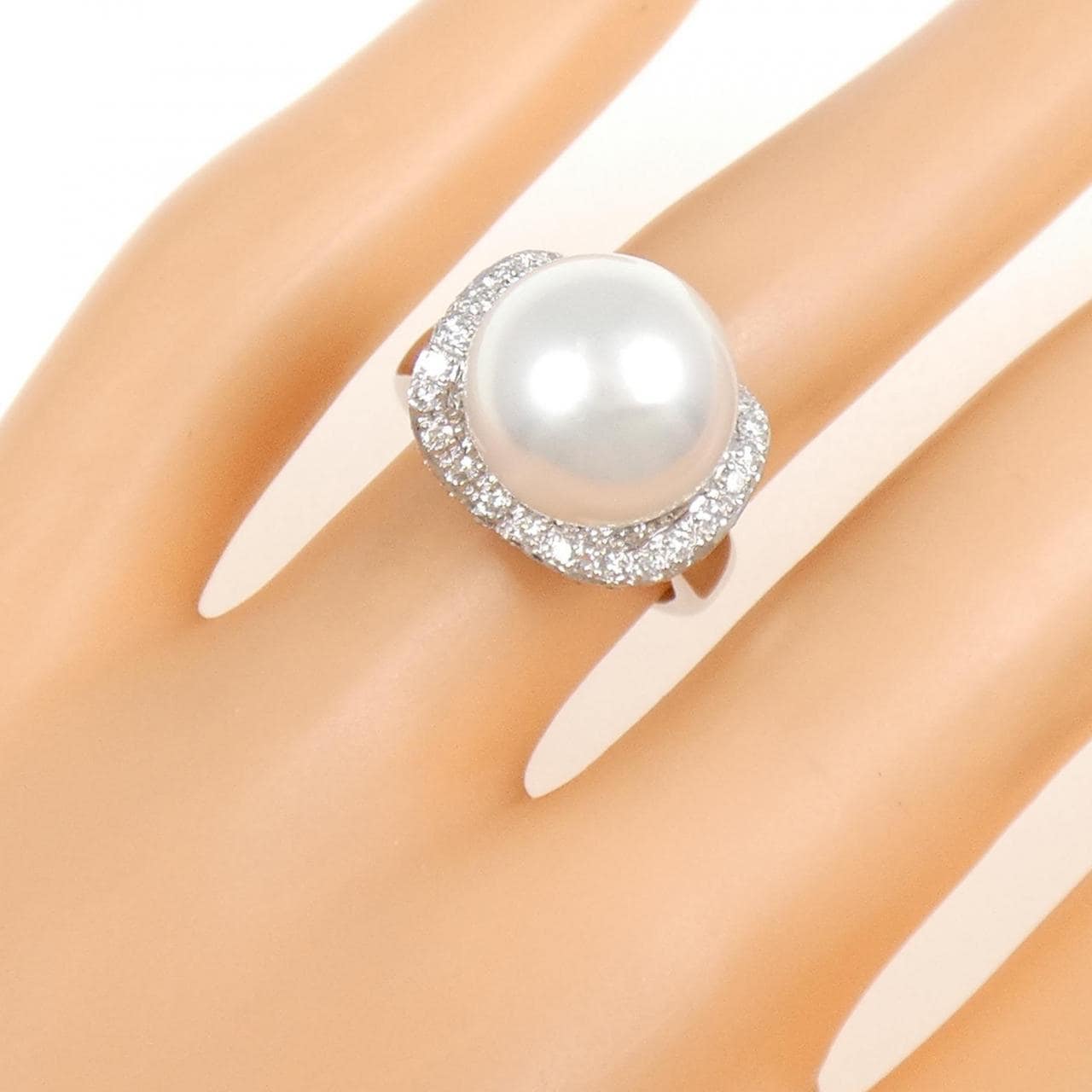 PT900 白蝶パール リング 11.9mm