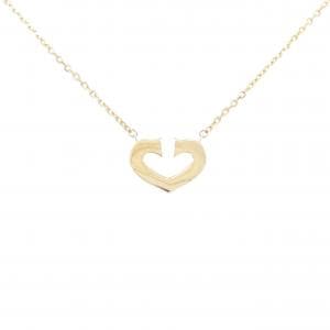 カルティエ Cハート ネックレス