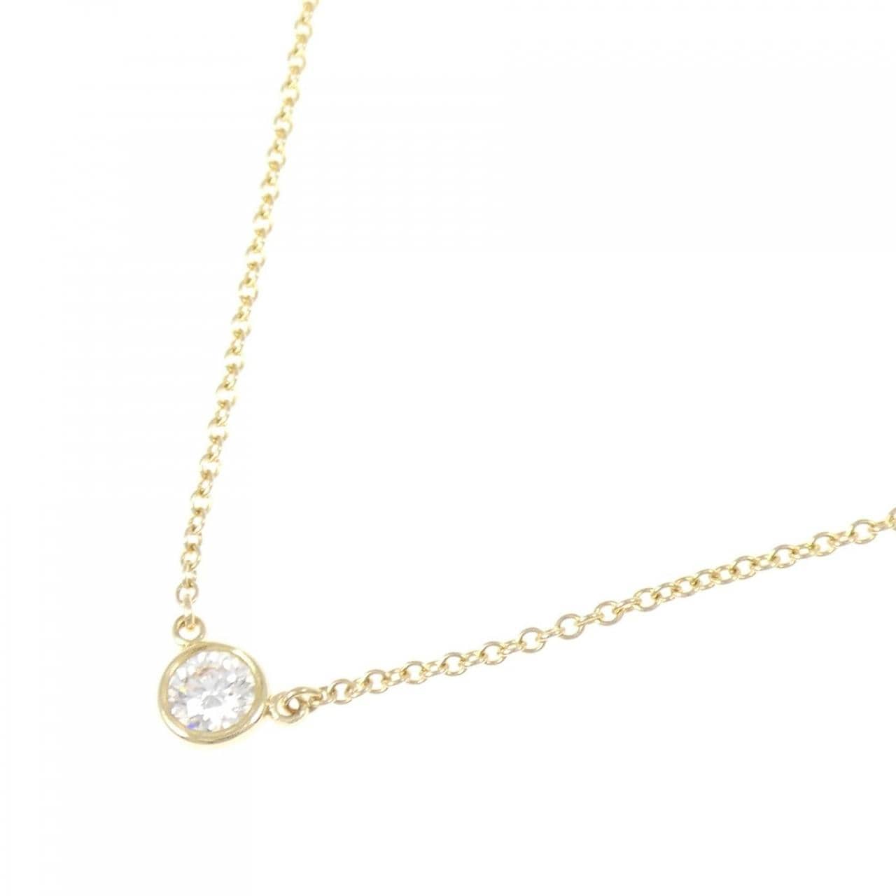 ティファニー バイザヤード ネックレス 0.18CT G VVS1 3EXT