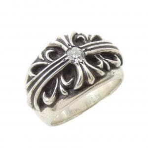 クロムハーツ CHROME HEARTS FLORAL CROSS DMND SNGL 207009009SLVXXX003 RING