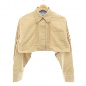 プラダ PRADA クロップド ポプリン ジャケット トライアングルロゴ P5390 SOOO 1BMS ジャケット