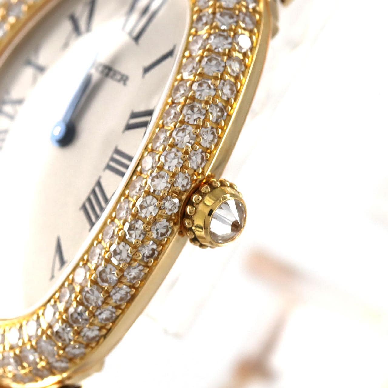 カルティエ ベニュワール YG/3D WB5004D8 YG クォーツ