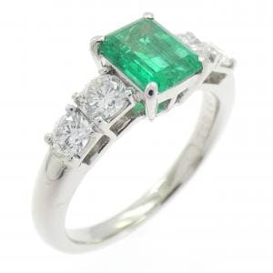 PT900 エメラルド リング 0.81CT