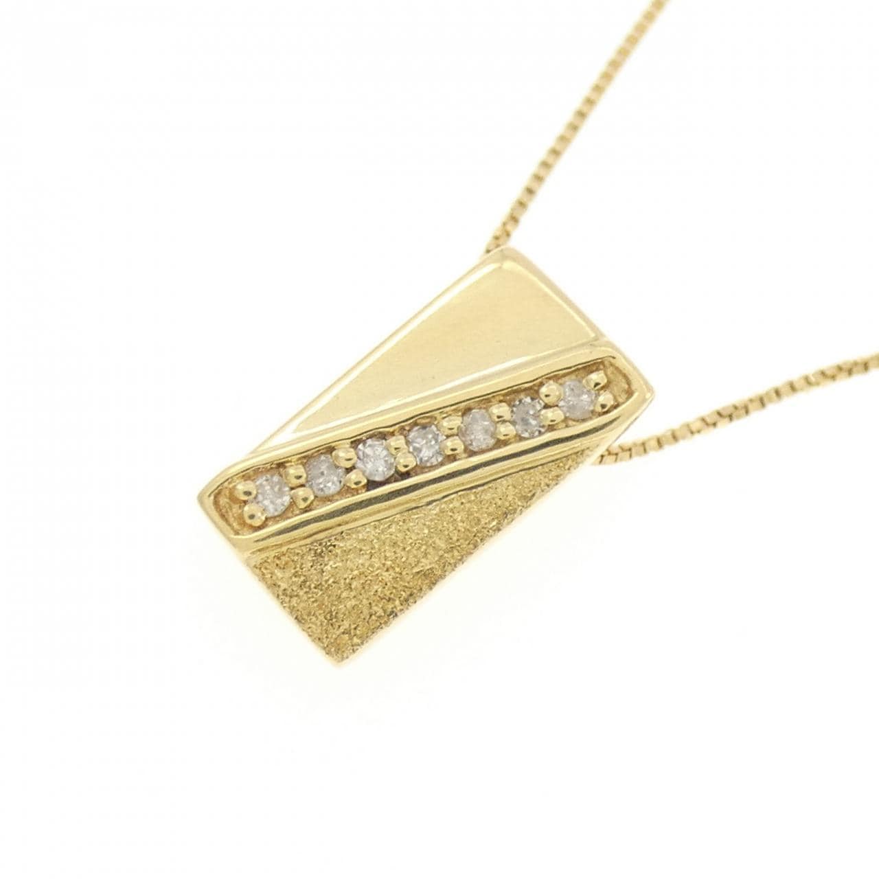 K18YG ダイヤモンド ネックレス 0.05CT