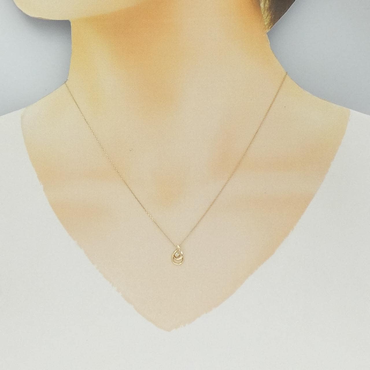 K10YG ダイヤモンド ネックレス