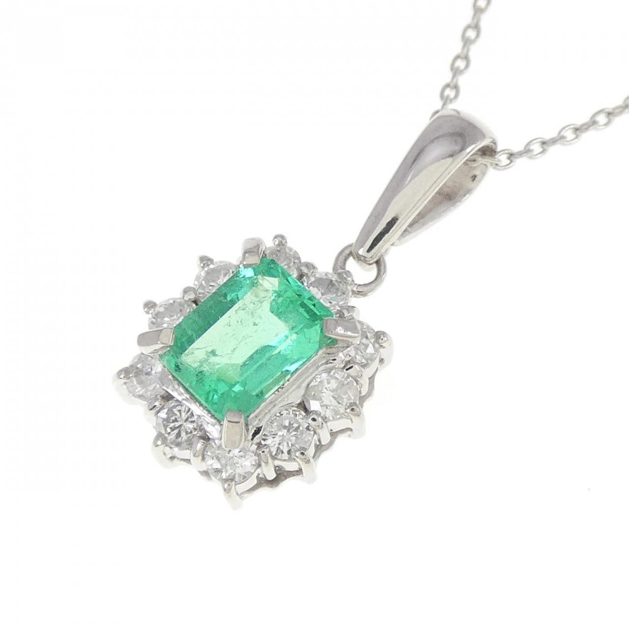 PT Emerald Necklace 0.64CT