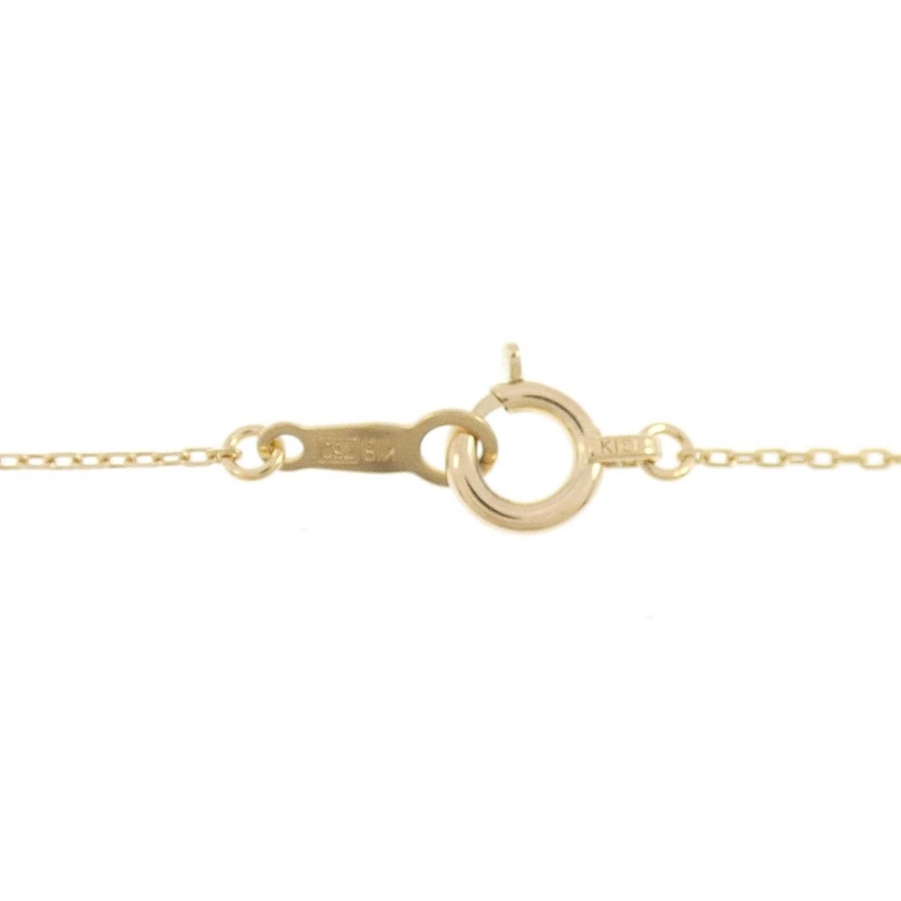 K18YG ハート ダイヤモンド ネックレス 0.11CT
