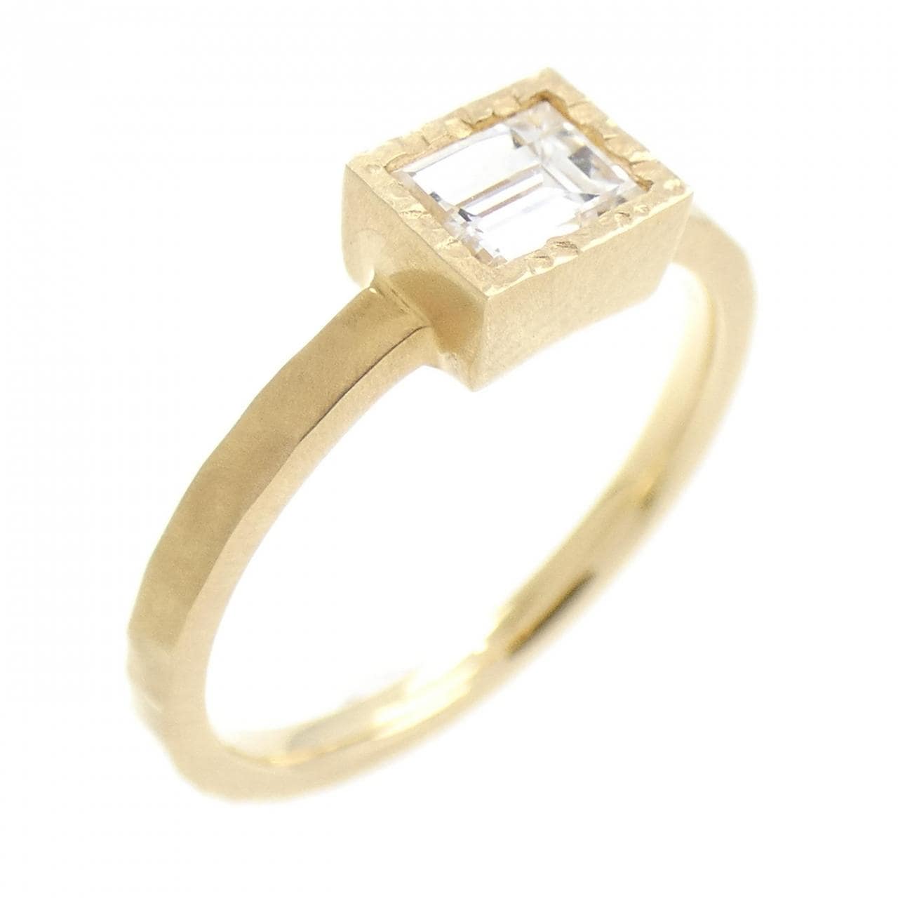 [BRAND NEW] K18YG Diamond Ring 0.28CT