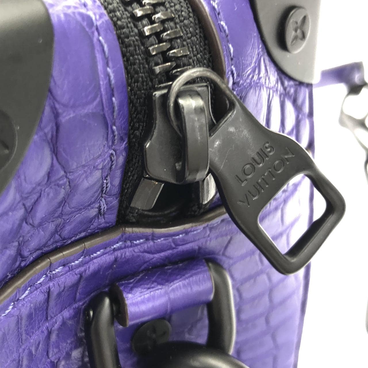 ルイヴィトン エキゾチック レザー ミニ ソフト トランク ショルダーバッグ