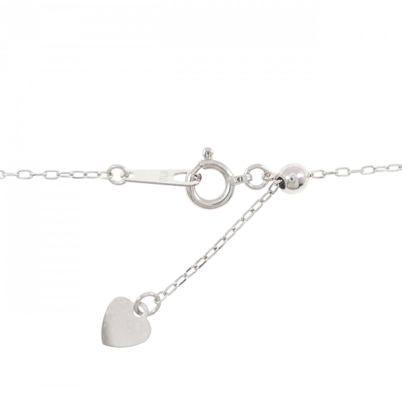K14WG/K10WG サファイヤ ネックレス 3.00CT