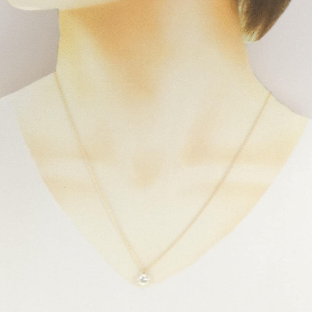 【リメイク】K18YG ダイヤモンド ネックレス 1.018CT H I1 Good