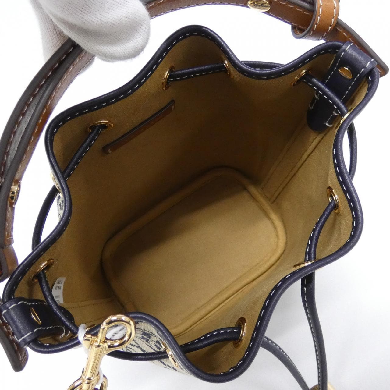 【新品】トリーバーチ T MONOGURAM MINI BUCKET BAG 181375 バッグ