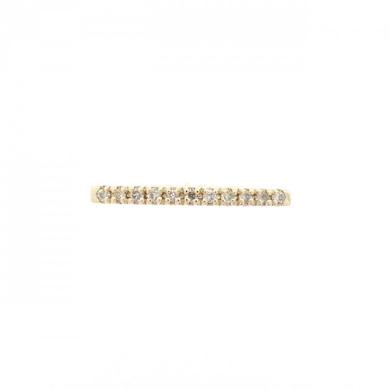ヒロタカ ゴサマー Uシェープ ダイヤモンド ピンキー リング 0.05CT