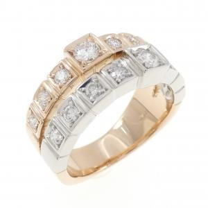 750PG/PT900 ダイヤモンド リング 0.60CT