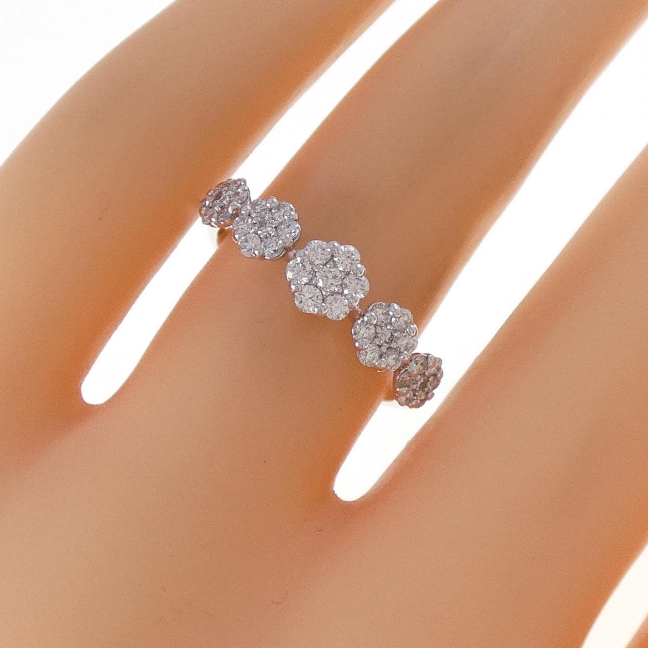 ポンテヴェキオ フラワー リング 0.45CT