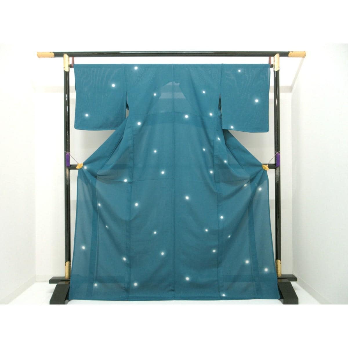 【未使用品】単衣　駒絽小紋
