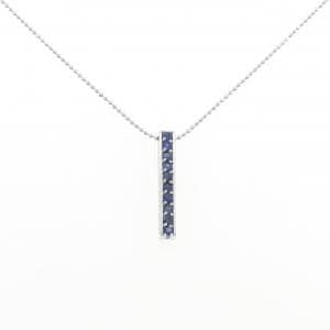 K18WG サファイヤ ネックレス