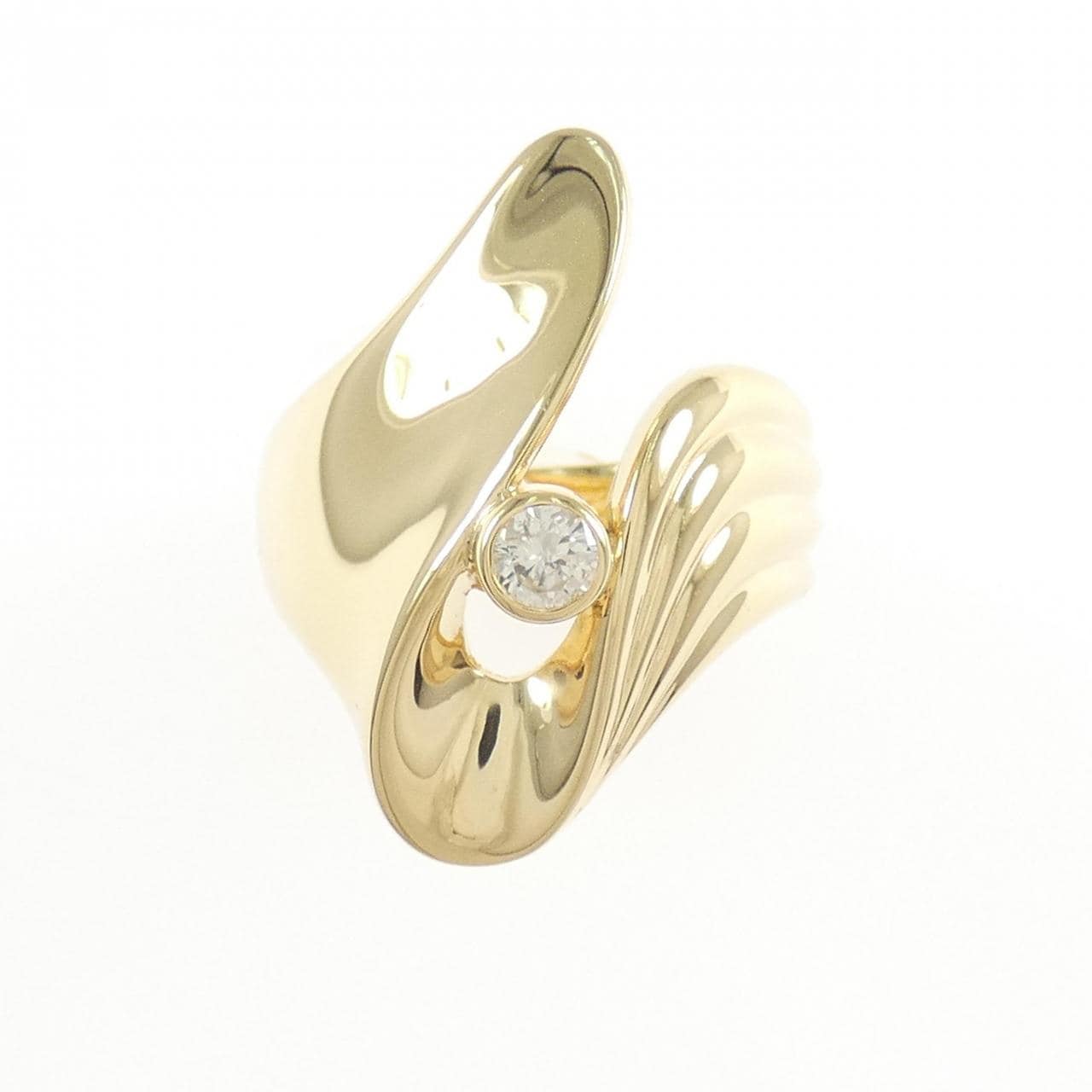K18YG ダイヤモンド リング 0.13CT