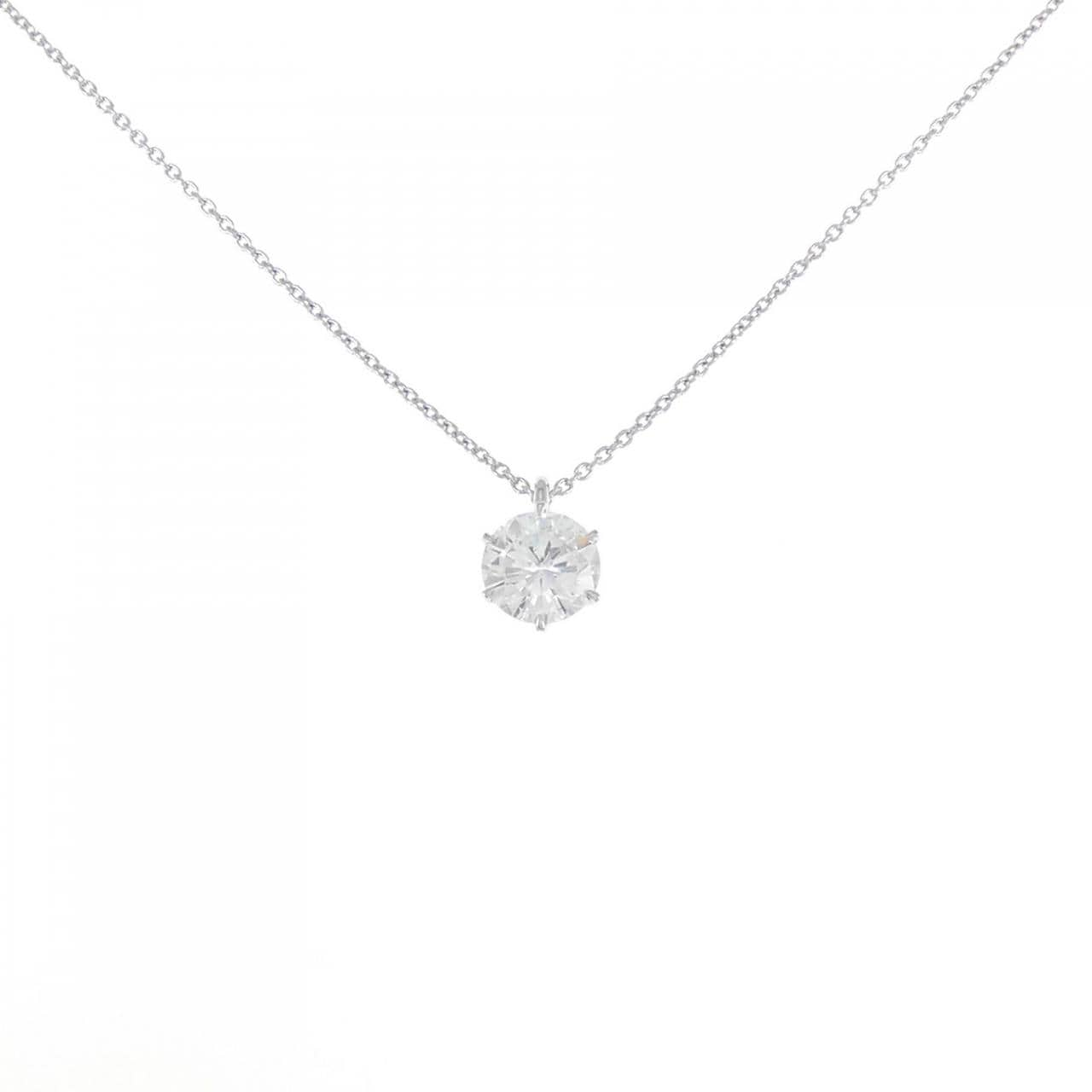 【リメイク】PT ダイヤモンド ネックレス 1.085CT E I1 Good