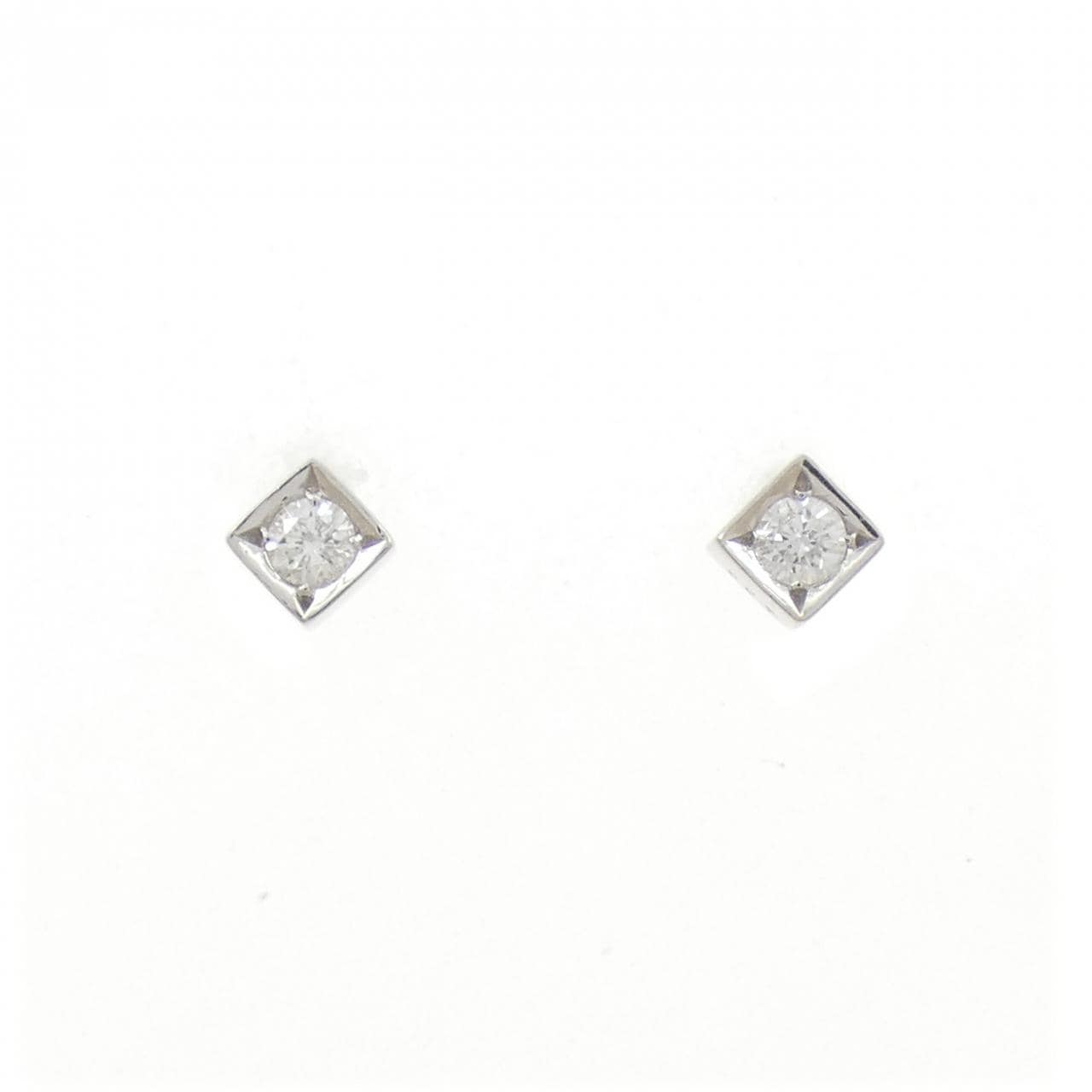 PT/PT900 ダイヤモンド ピアス 0.14CT
