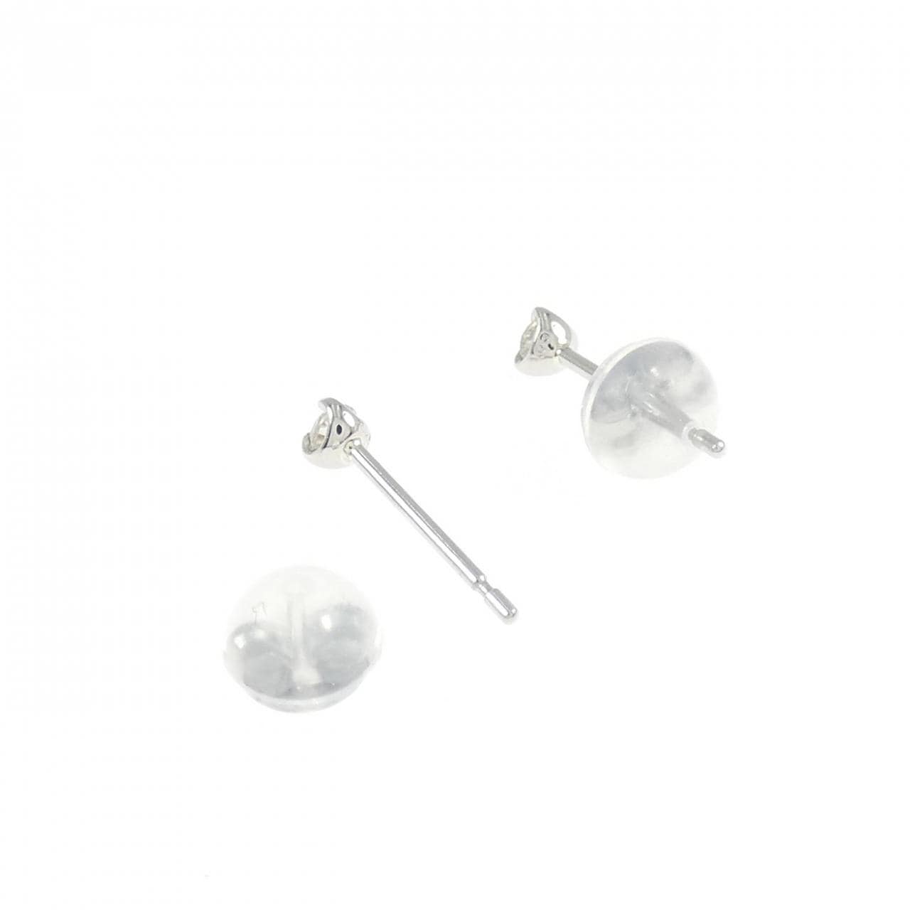 PT900 ダイヤモンド ピアス 0.10CT