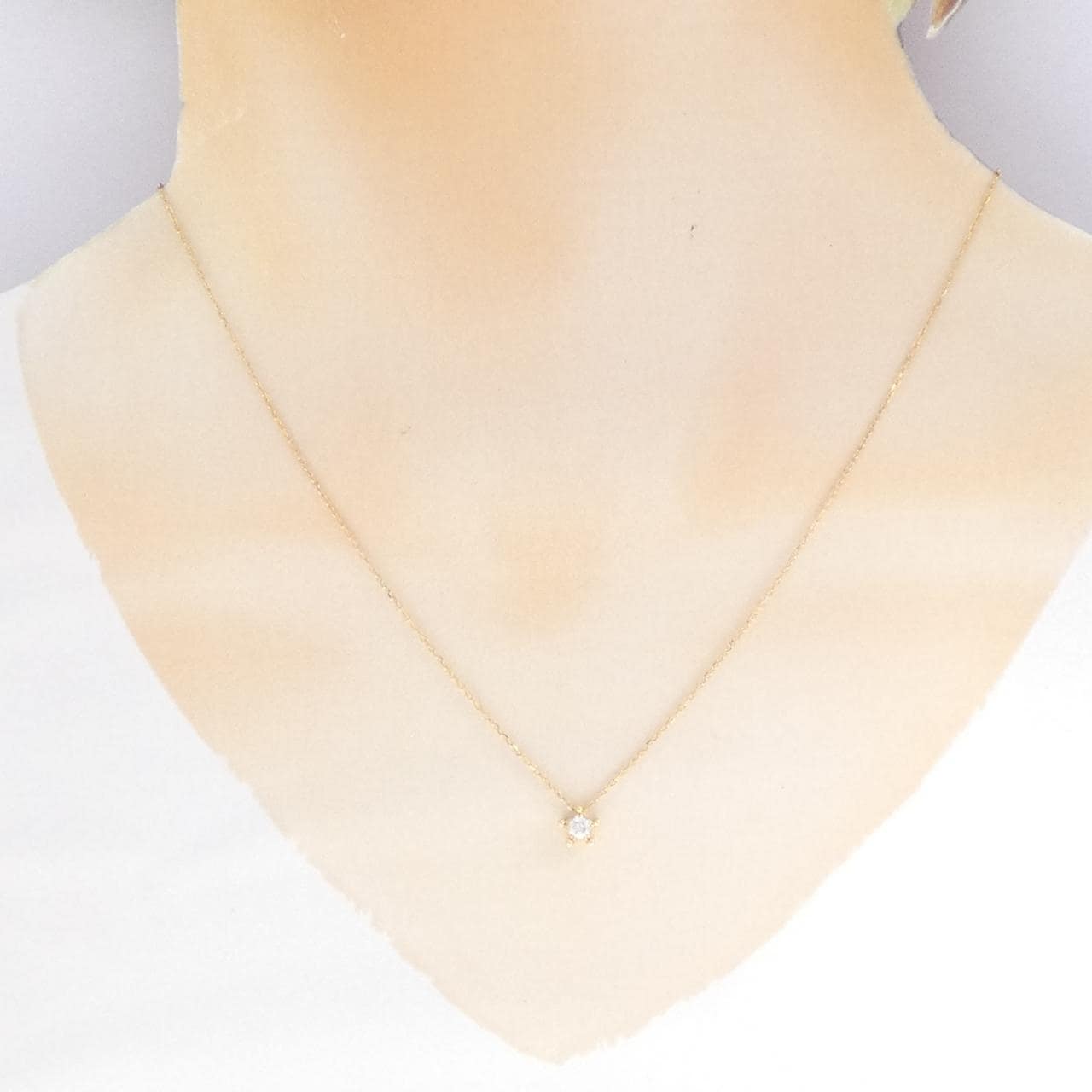 スタージュエリー ダイヤモンド ネックレス 0.10CT