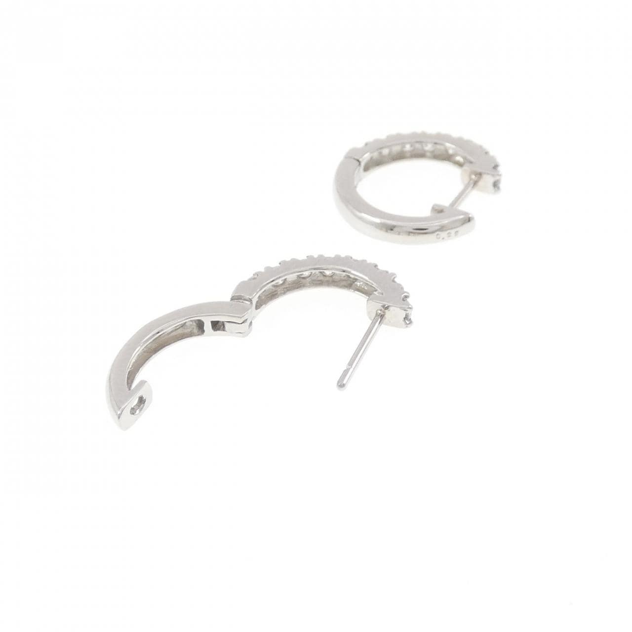 PT900 ダイヤモンド ピアス 0.50CT