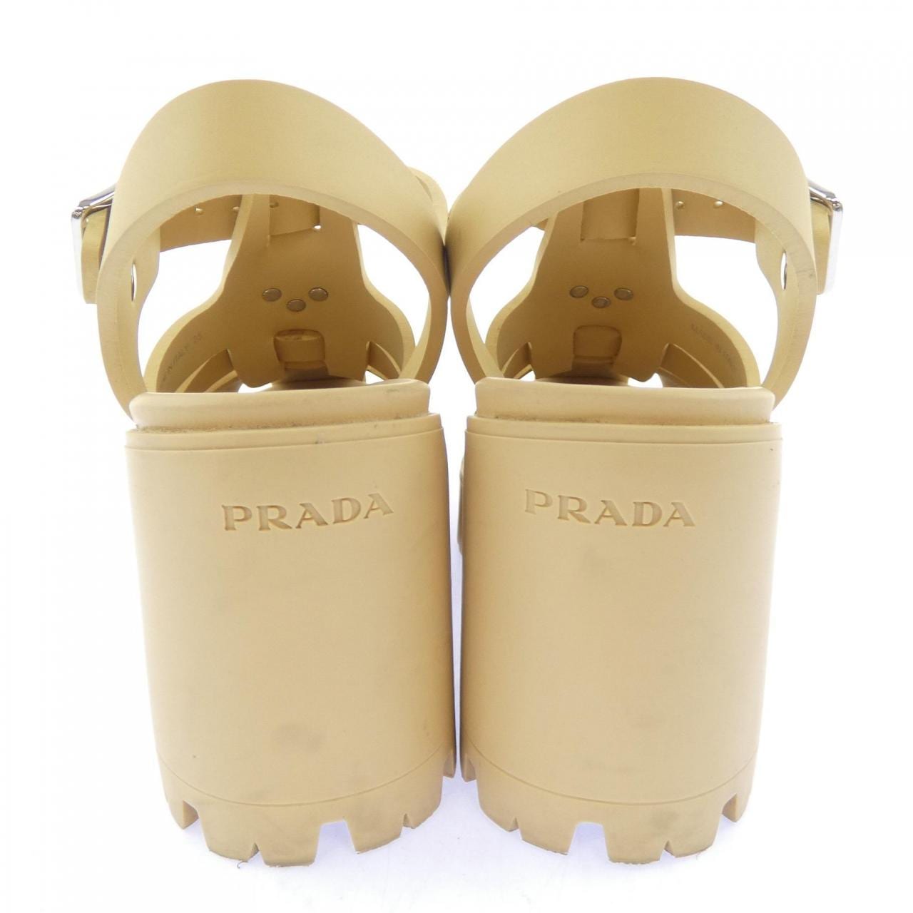 プラダ PRADA プラットフォームサンダル トライングルロゴ 1X2670 サンダル