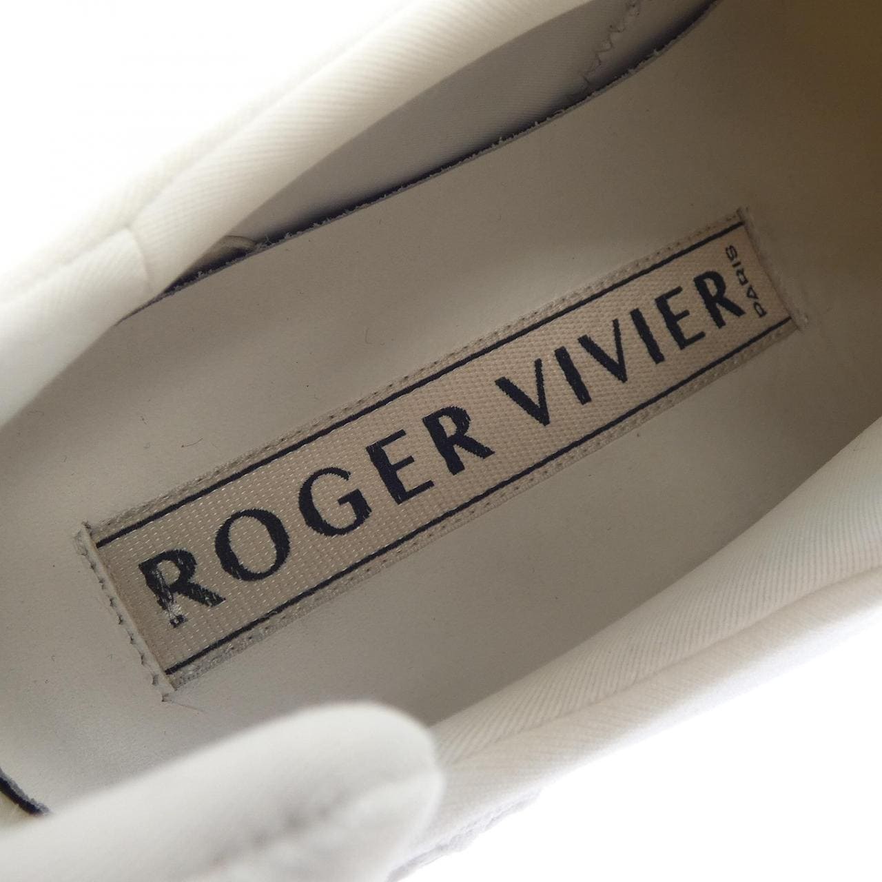 ロジェヴィヴィエ ROGER VIVIER ヴィヴ ラン　ストラスバックル スニーカー