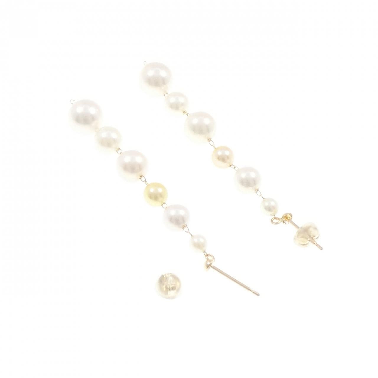 K14YG アコヤパール ピアス