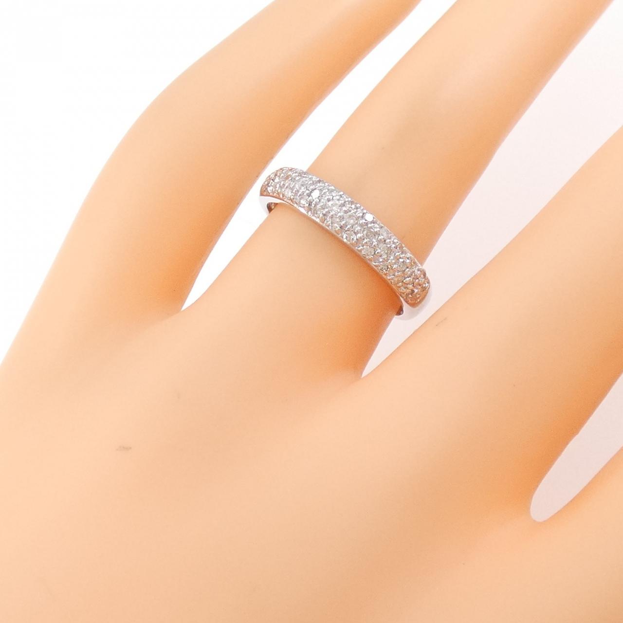 K18WG ダイヤモンド リング 0.25CT