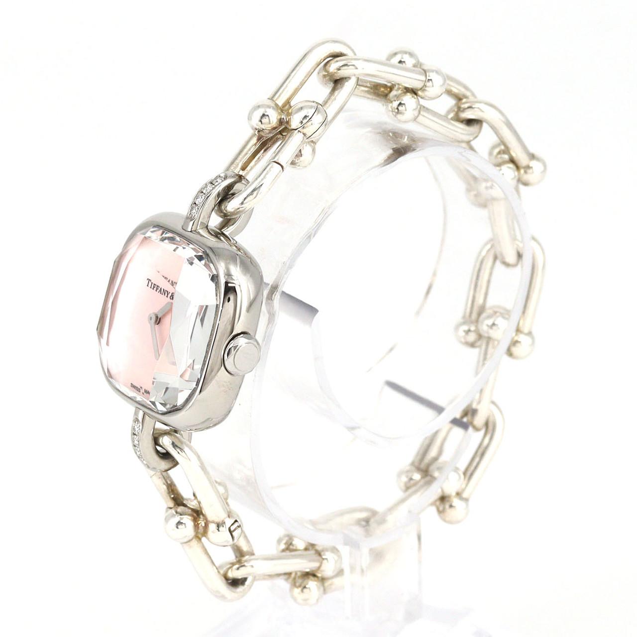 【ノーメンテナンス還元価格】ティファニー ハードウェア･ラグD ブレスサイズミディアム SS クォーツ