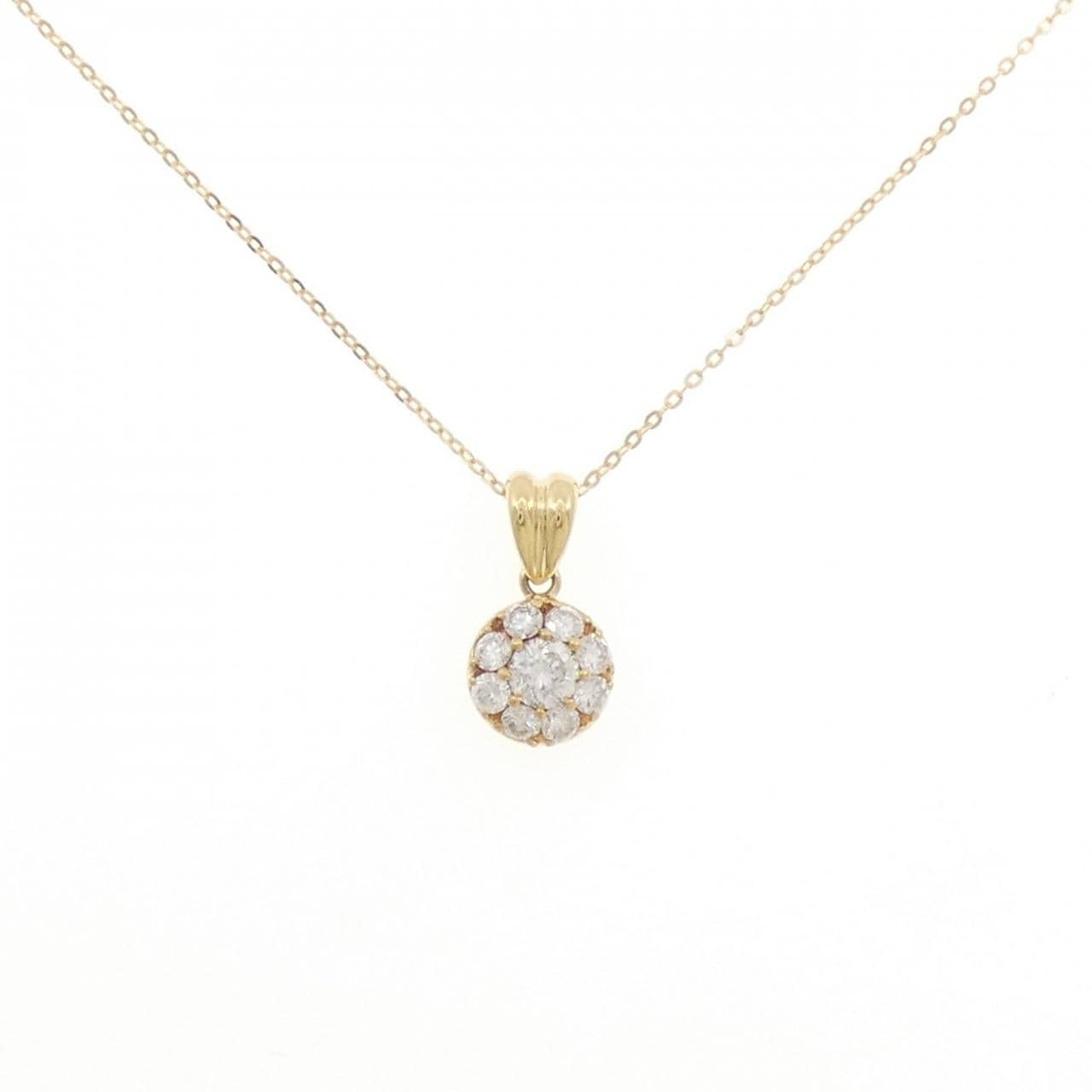 K18YG ダイヤモンド ネックレス 0.50CT