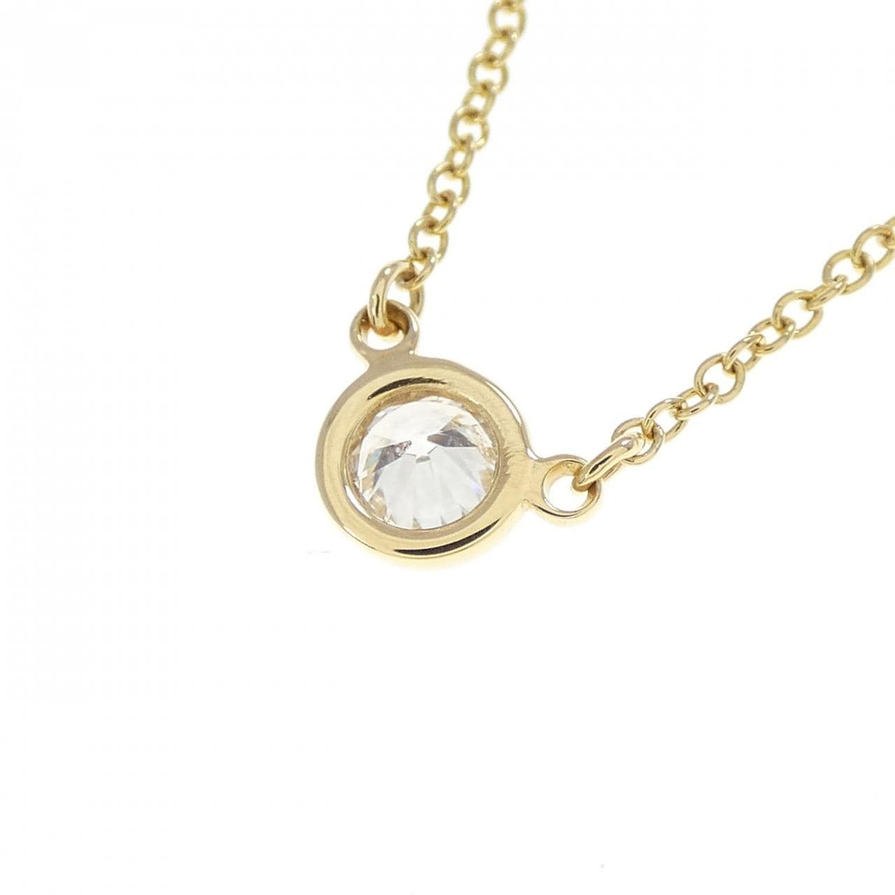 ティファニー バイザヤード ネックレス 0.20CT G VS1 3EXT