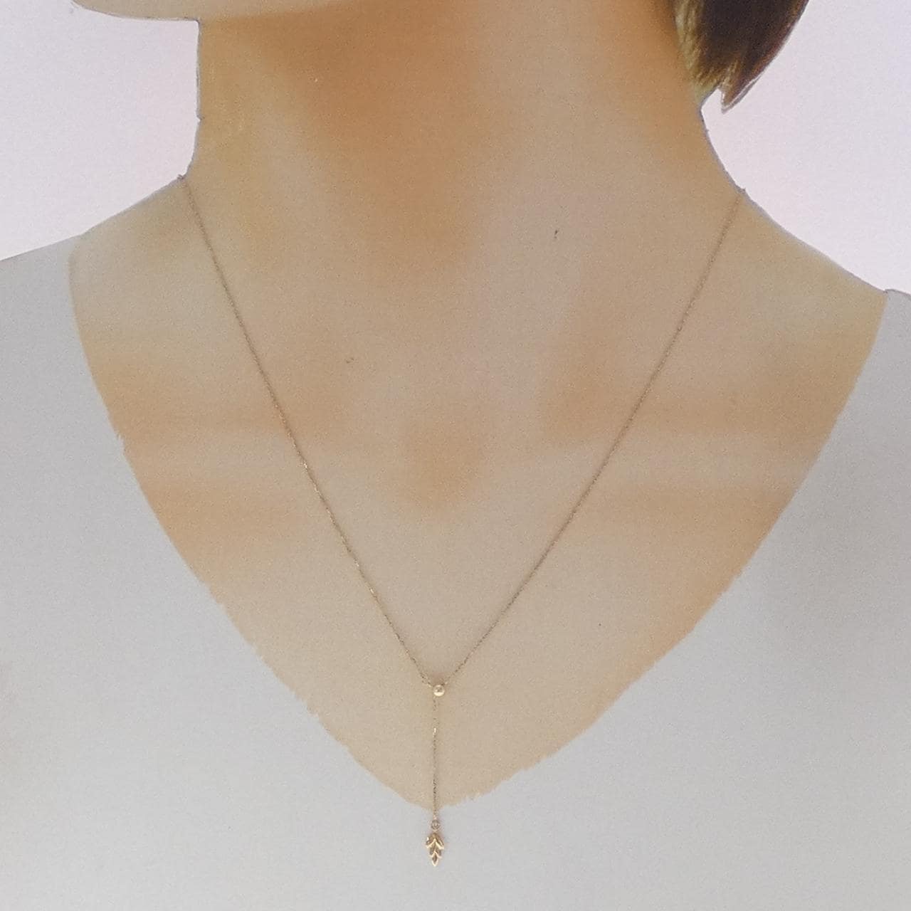 アガット ダイヤモンド ネックレス 0.008CT