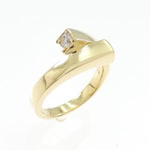 K18YG ダイヤモンド ピンキーリング 0.14CT