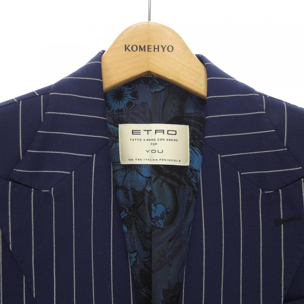 美品】ETRO エテロ スーツ 紺 46 | www.innoveering.net