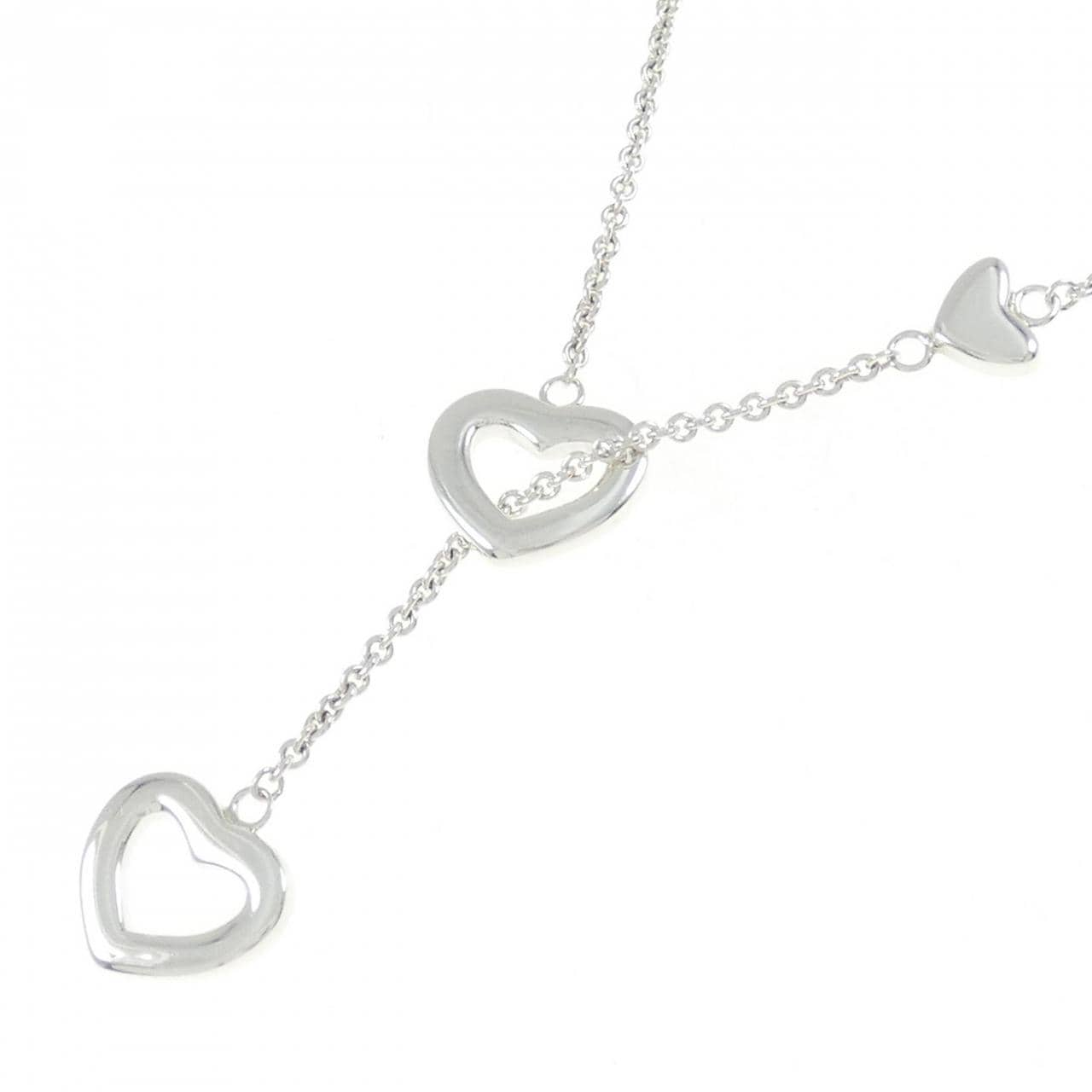 TIFFANY Heart Link Lariat Necklace