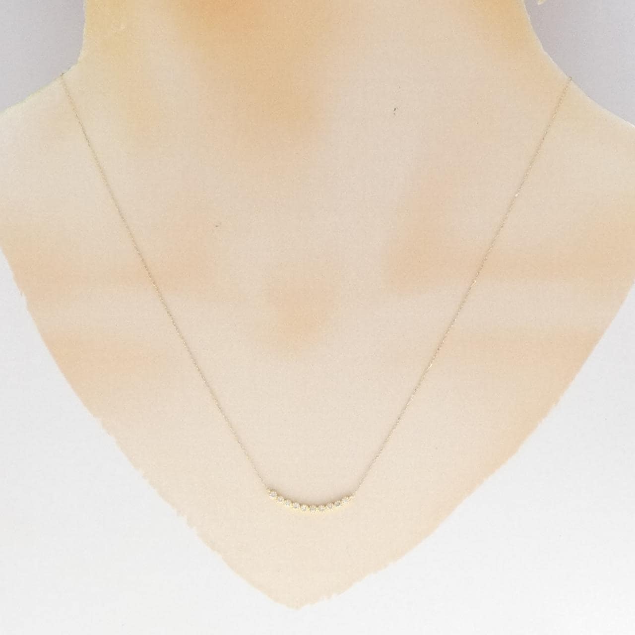 K18YG ダイヤモンド ネックレス 0.10CT