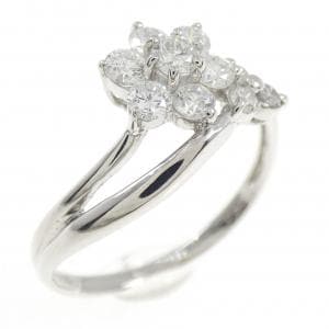 PT フラワー ダイヤモンド リング 0.50CT