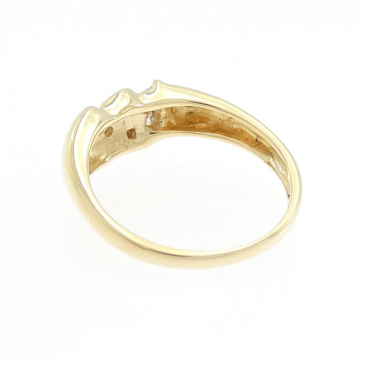 K18YG ダイヤモンド リング 0.09CT